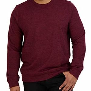 Gerry Men's Textured Crew Neck Pullover Sweatshirt